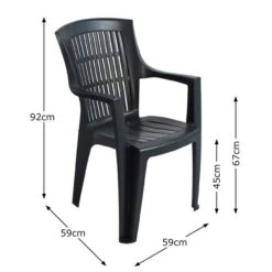 Trabella Parma Set Of 4 Chairs -Garden Supply Store 1000148056 alt09