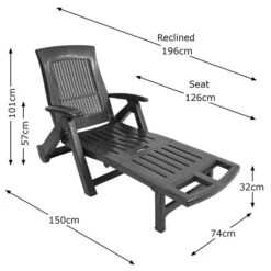 Trabella Potenza Lounger -Garden Supply Store 1000148059 alt09