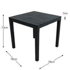 Trabella Roma Square Table 5 Trabella Roma Square Table -Garden Supply Store 1000148060 alt09