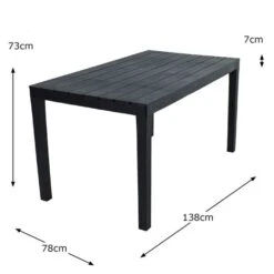 Trabella Roma Rectangular Table 5 Trabella Roma Rectangular Table -Garden Supply Store 1000148061 alt09