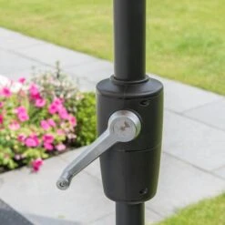 3m Elizabeth Crank And Tilt Taupe Parasol -Garden Supply Store 1000148387 alt04