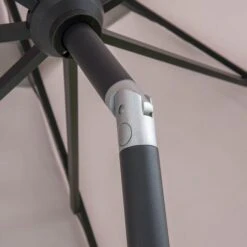 3m Elizabeth Crank And Tilt Taupe Parasol -Garden Supply Store 1000148387 alt05