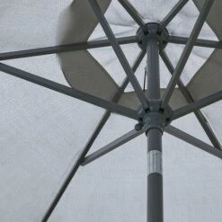 2.7m Grey Crank Parasol 6 2.7m Grey Crank Parasol -Garden Supply Store 1000159341 alt02