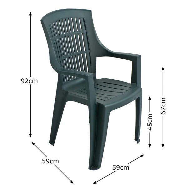 Tivoli 2 Seater Green Bistro Set With Parma Chairs 10 Tivoli 2 Seater Green Bistro Set With Parma Chairs - Image 10