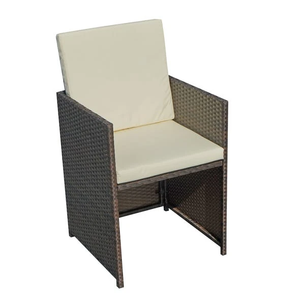 Cannes 8 Seater Brown Cube Set 8 Cannes 8 Seater Brown Cube Set - Image 8