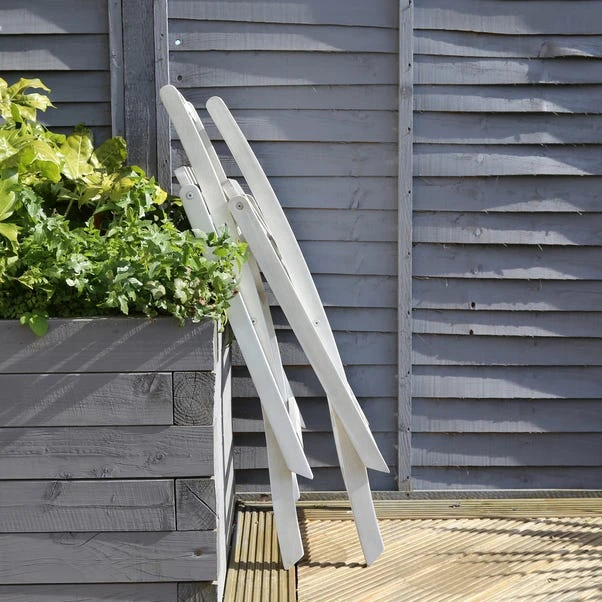 Acacia Washed Wood Bistro Set 2 Acacia Washed Wood Bistro Set - Image 2