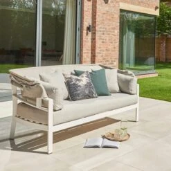 Titchwell White Day Bed -Garden Supply Store 1000185468 alt03