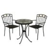 Memphis 60cm Bistro Table Set With 2 Mayfield Chairs