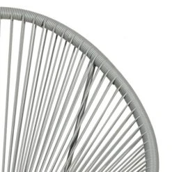 Monaco 2 Seater Grey Egg Chair Bistro Set -Garden Supply Store 30396153 alt04