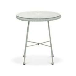 Monaco 2 Seater Grey Egg Chair Bistro Set -Garden Supply Store 30396153 alt05