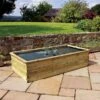 Large Aquatic Wooden Planter