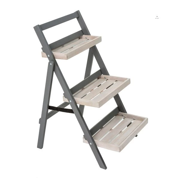 Florenity Folding Plant Pot Shelf 4 Florenity Folding Plant Pot Shelf - Image 4