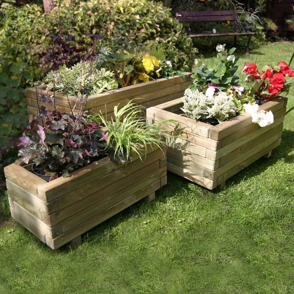 Set Of 3 Gresford Planters 1 Set Of 3 Gresford Planters