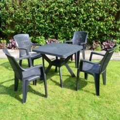 Trabella 4 Seater Seat Dining Set 15 Trabella 4 Seater Seat Dining Set -Garden Supply Store 30651944