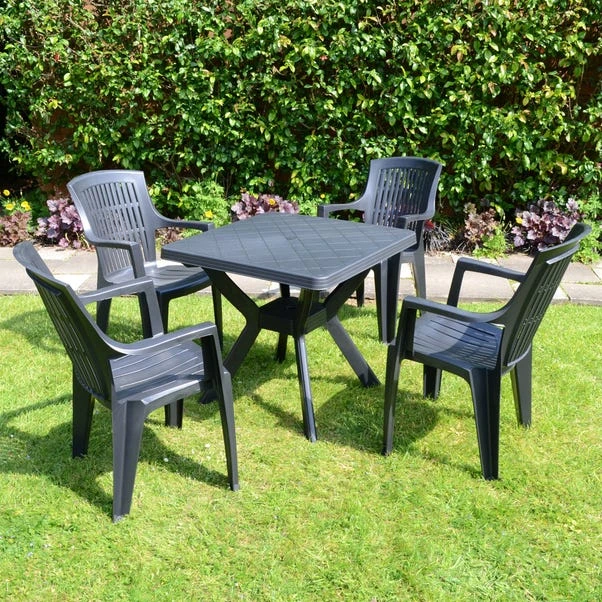 Trabella 4 Seater Seat Dining Set 8 Trabella 4 Seater Seat Dining Set - Image 8
