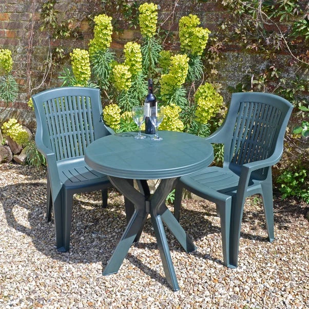 Tivoli 2 Seater Green Bistro Set With Parma Chairs 1 Tivoli 2 Seater Green Bistro Set With Parma Chairs
