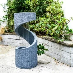 Outdoor Spiral Water Feature -Garden Supply Store 30707954
