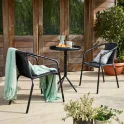 Rattan Bistro Chair -Garden Supply Store 30718841 alt05
