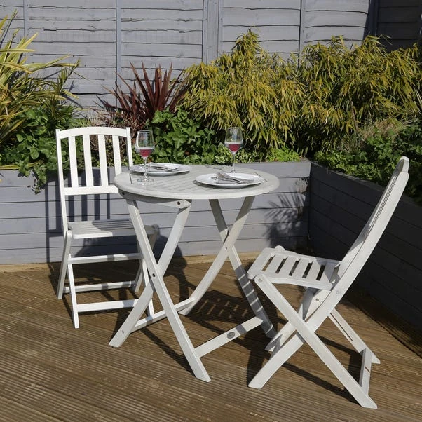 Acacia Washed Wood Bistro Set 1 Acacia Washed Wood Bistro Set