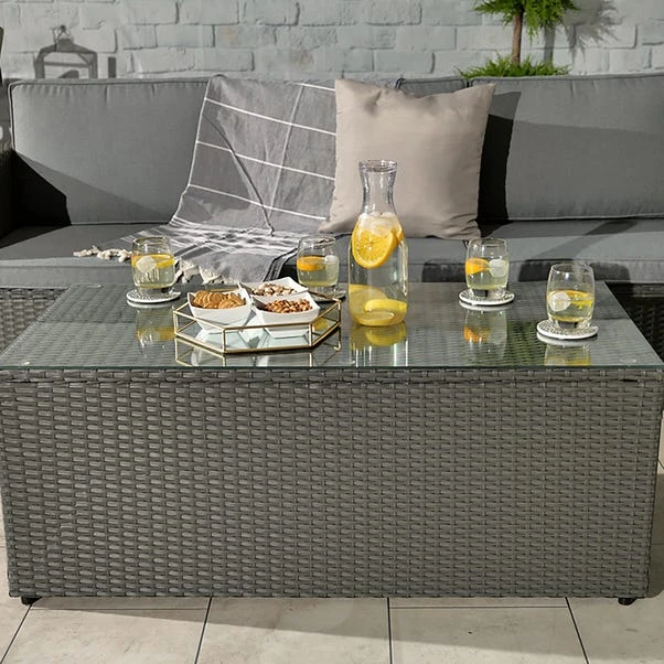 Berlin 6 Seater Grey Corner Lounging Set 2 Berlin 6 Seater Grey Corner Lounging Set - Image 2