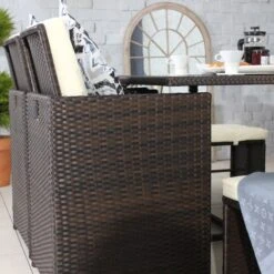 Cannes 8 Seater Brown Cube Set 12 Cannes 8 Seater Brown Cube Set -Garden Supply Store 30727759 alt03