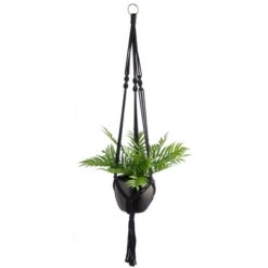 Macrame Hanging Ceramic Plant Pot -Garden Supply Store 30732442 alt05