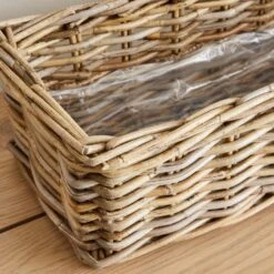 Natural Rattan Planter Box -Garden Supply Store 30733514 alt04