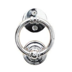 Traditional Chrome Door Knocker -Garden Supply Store 30756559 alt02