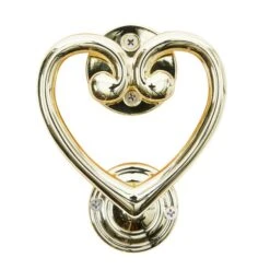Heart Gold Door Knocker -Garden Supply Store 30756567 alt02