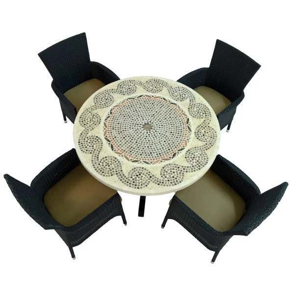 Avignon Dining Table With 4 Stockholm Black Chairs Set 3 Avignon Dining Table With 4 Stockholm Black Chairs Set - Image 3