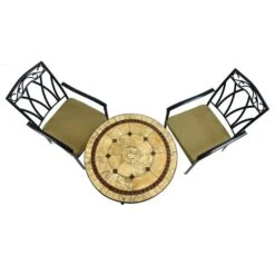 Riverside 76cm Bistro Table Set With 2 Austin Chairs 11 Riverside 76cm Bistro Table Set With 2 Austin Chairs -Garden Supply Store 30760666 alt03