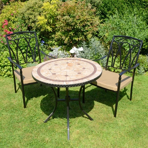 Riverside 76cm Bistro Table Set With 2 Austin Chairs 4 Riverside 76cm Bistro Table Set With 2 Austin Chairs - Image 4