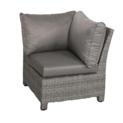 Paris 7 Piece Deluxe Modular Corner Dining Set With Rectangular Firepit -Garden Supply Store 30763601 alt04