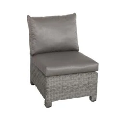 Paris 7 Piece Deluxe Modular Corner Dining Set With Rectangular Firepit -Garden Supply Store 30763601 alt05