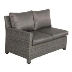 Paris 7 Piece Deluxe Modular Corner Dining Set With Square Firepit -Garden Supply Store 30763602 alt05