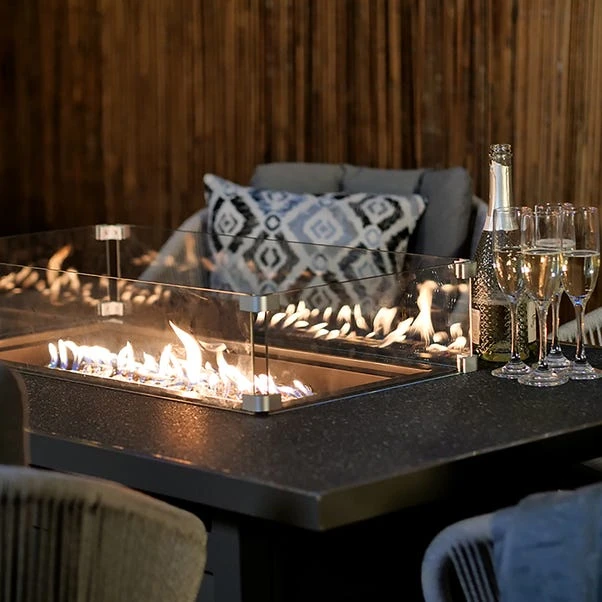 Aspen 6 Seater Fire Pit Dining Set 3 Aspen 6 Seater Fire Pit Dining Set - Image 3