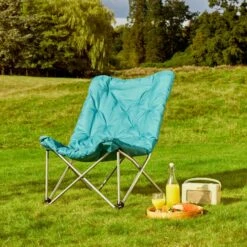 Elements Padded Camping Chair With Carry Bag -Garden Supply Store 30791830