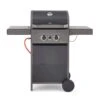 Tower Stealth 2000 Two Burner Gas BBQ, Black Steel