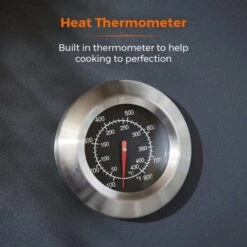 Tower Stealth 2000 Two Burner Gas BBQ, Black Steel -Garden Supply Store 30849181 alt06