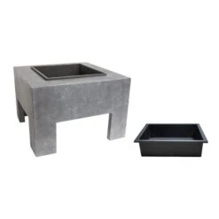 Square Firebowl & Console -Garden Supply Store 30850294 alt03