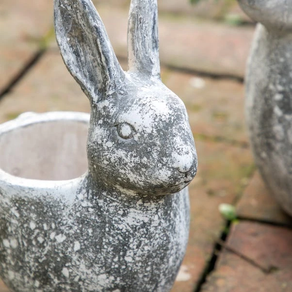 Bonington Bunny Cement Plant Pot 2 Bonington Bunny Cement Plant Pot - Image 2