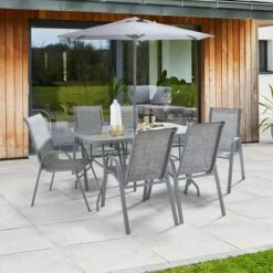 8 Piece Garden Dining Set -Garden Supply Store 30864323
