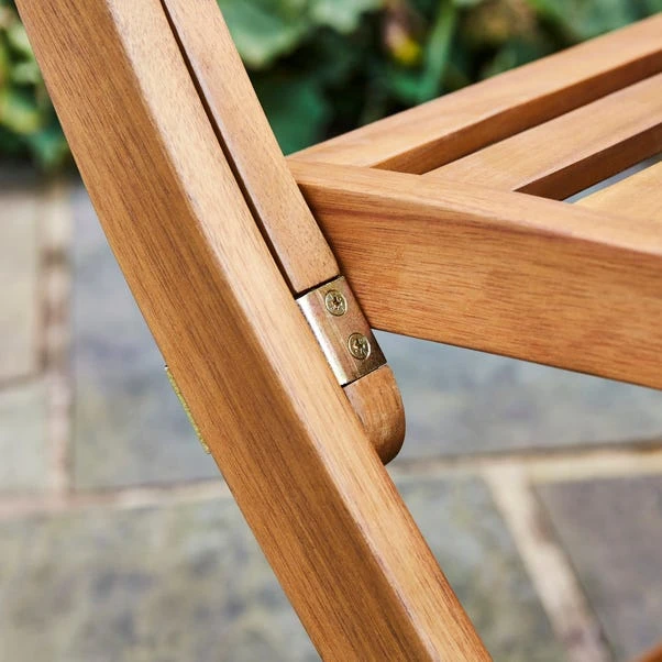 Compact Wooden Folding Dining Set 6 Compact Wooden Folding Dining Set - Image 6