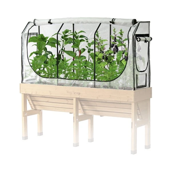 VegTrug Medium Wall Hugger Greenhouse Frame And Multi Cover Set 1 VegTrug Medium Wall Hugger Greenhouse Frame And Multi Cover Set