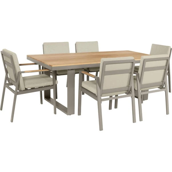Stockholm 6 Seater Garden Dining Set 2 Stockholm 6 Seater Garden Dining Set - Image 2