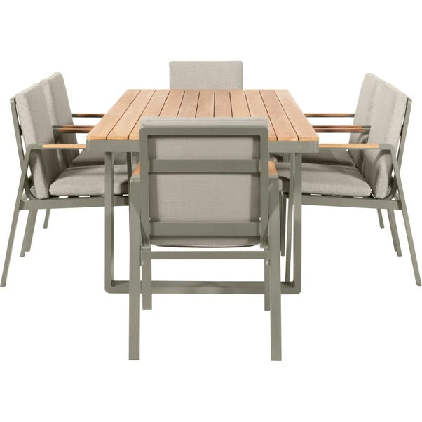 Stockholm 6 Seater Garden Dining Set 3 Stockholm 6 Seater Garden Dining Set - Image 3