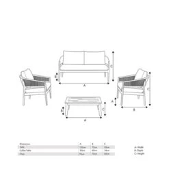 Denver Lounge Set -Garden Supply Store 30893674 alt06