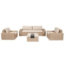 Como Natural Antique Lounge Set -Garden Supply Store 30893679 alt09