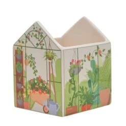 The Cottage Garden Greenhouse Ceramic Plant Pot -Garden Supply Store 30903295 alt02