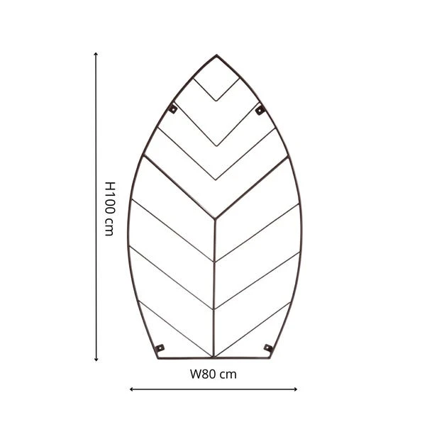 Ivyline Outdoor Leaf Trellis 4 Ivyline Outdoor Leaf Trellis - Image 4